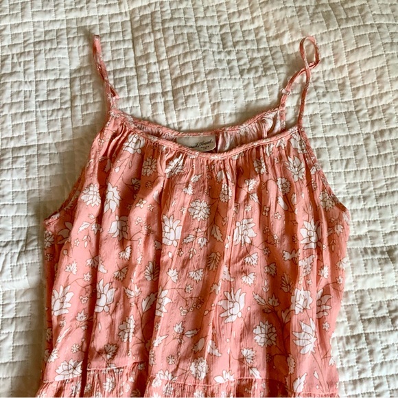 Universal Threads Peachy Pink Floral Maxi Dress L - Picture 3 of 4